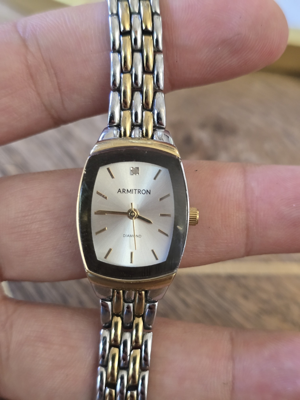 Armitron Women’s Two-Tone Diamond Accent Watch - Gold & Silver